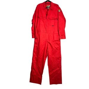 MCR‎ Safety FR Gear Red Coveralls Mens Size 44 Flame Resistant NFPA 2112 DC1R44
